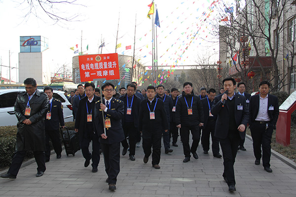 省市县有关领导和300多家企业代表观摩乐玩国际集团