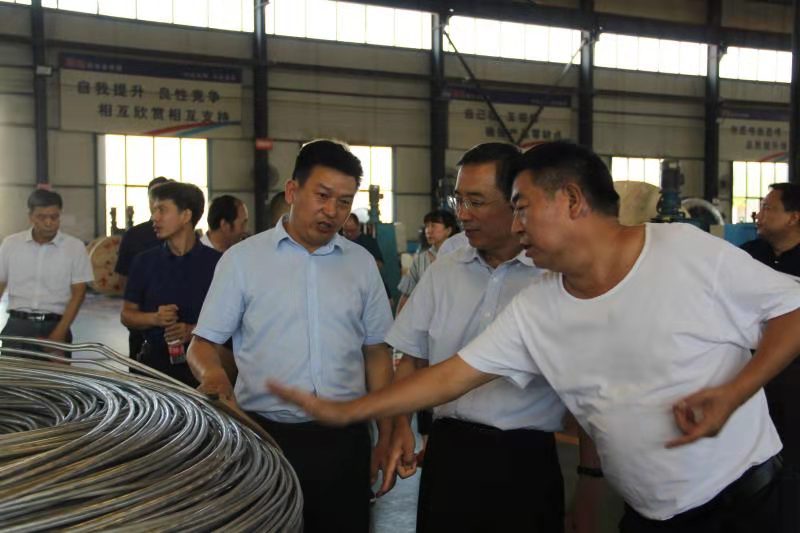河北省工信厅领导调研乐玩国际线缆集团